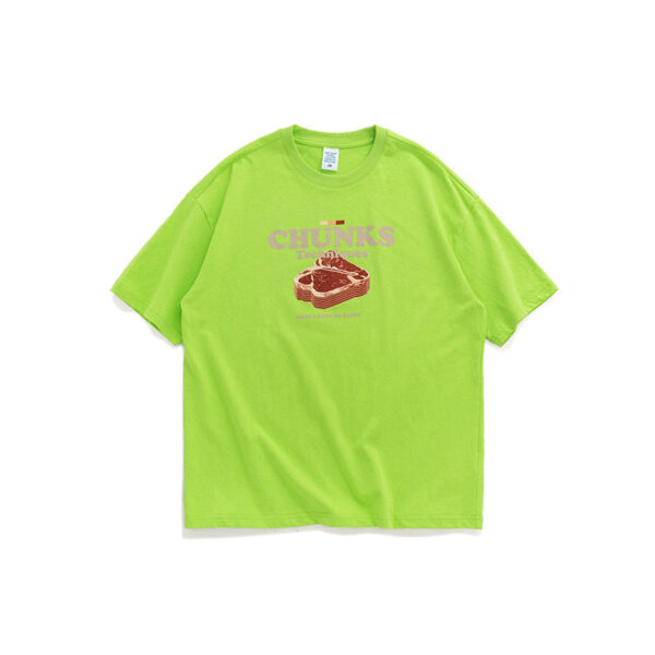 "Chunks" Meat Makes Me Happy Printed T-shirt