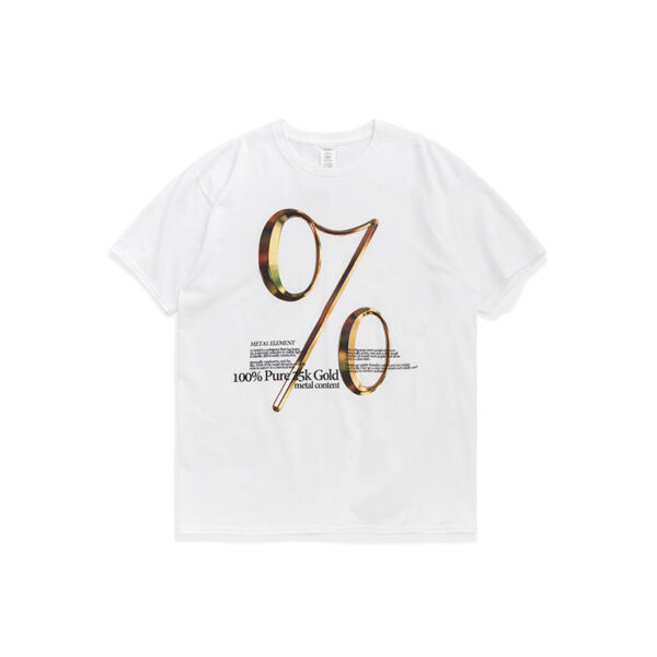 "%"Symbol English Printing T-shirt