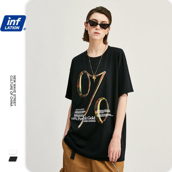 "%"Symbol English Printing T-shirt