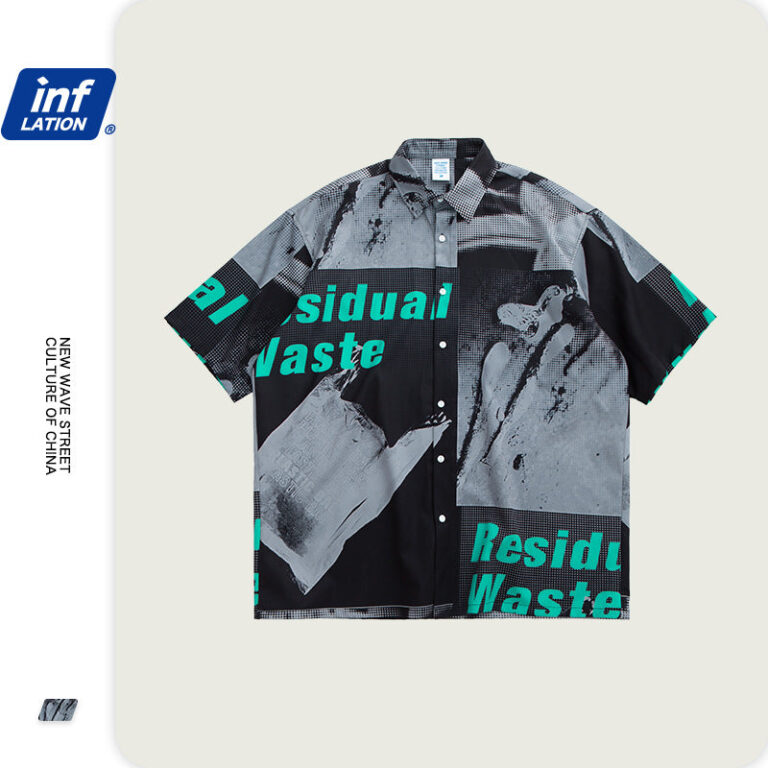 "Residual Waste" Garbage Digital Printed Shirt