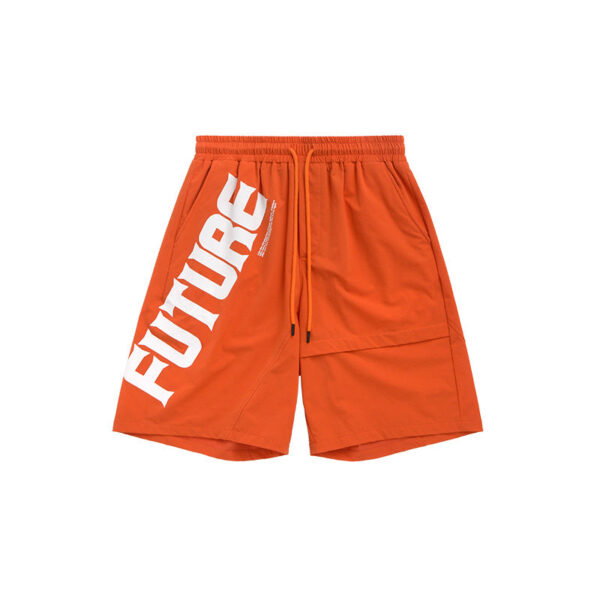 "FUTTURE" Printed Stretch Shorts