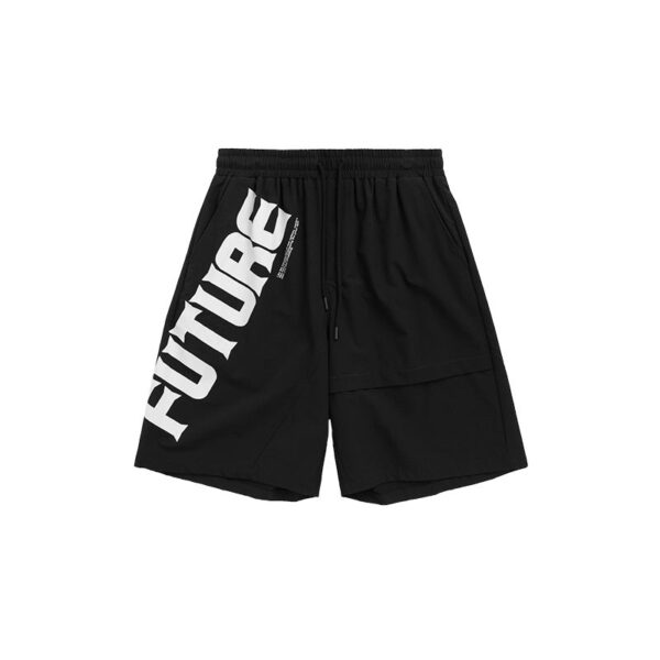 "FUTTURE" Printed Stretch Shorts