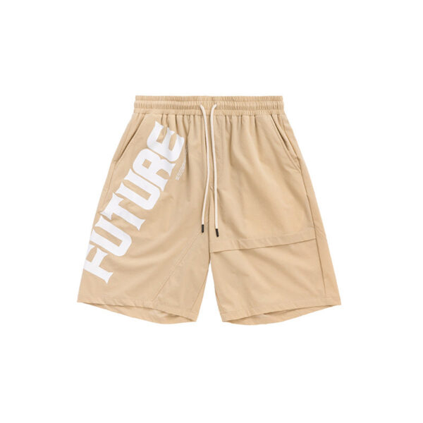 "FUTTURE" Printed Stretch Shorts