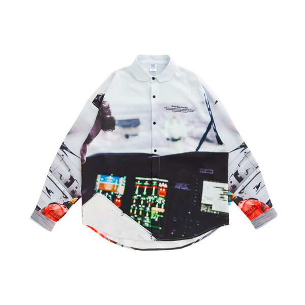 "Helicopter" Printed Shirt