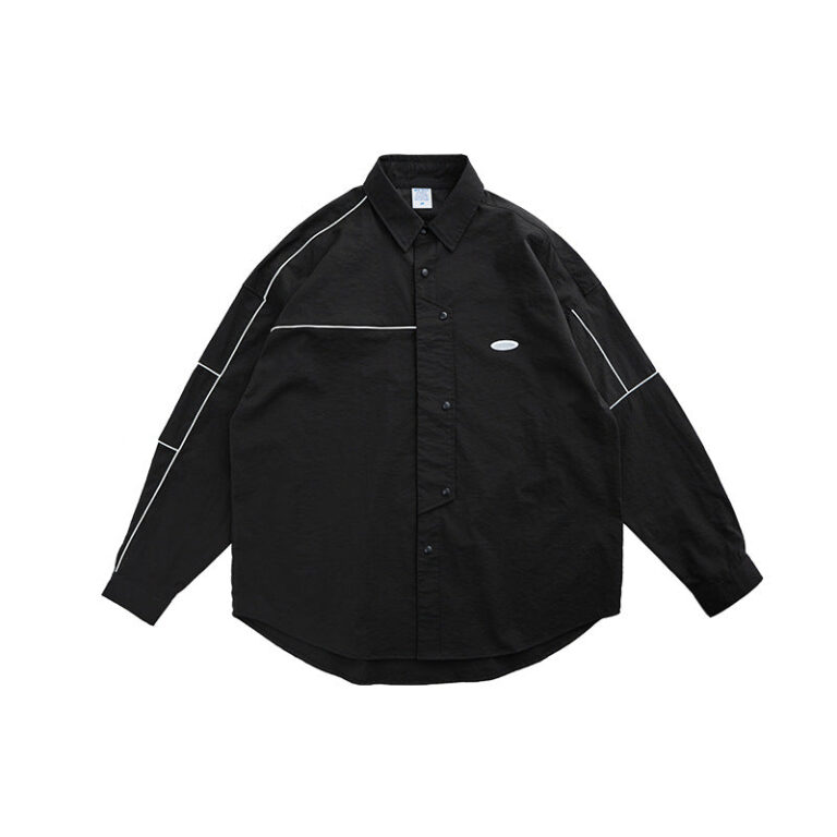 Reflective Piping Casual Shirt