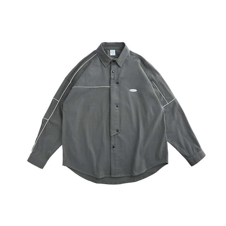 Reflective Piping Casual Shirt